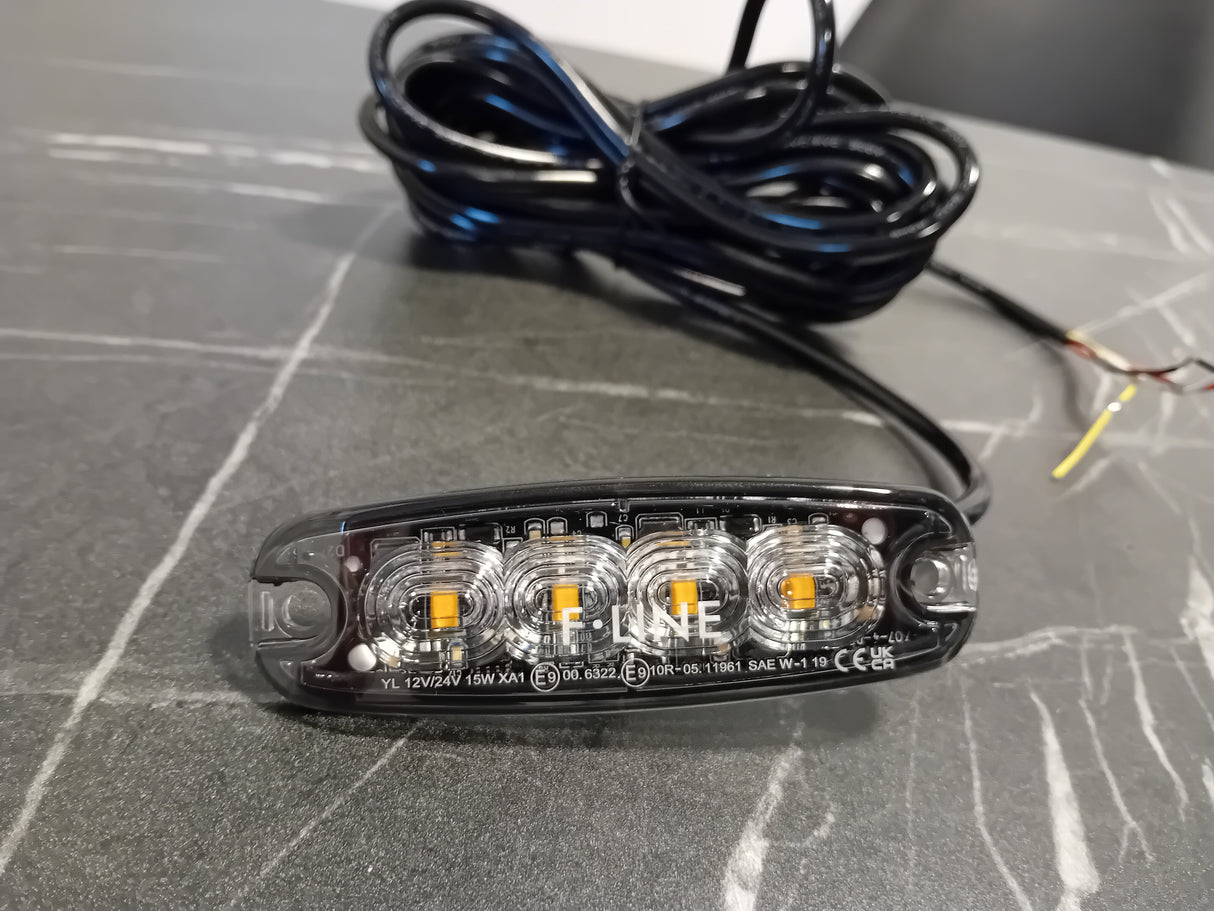 Slimblitz med 4 dioder