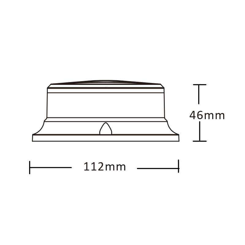 F*Line Tagblink SLIM m. gult glas