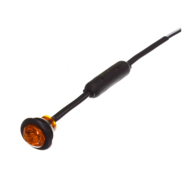 Markeringslys - Rund 20mm til integreret montering