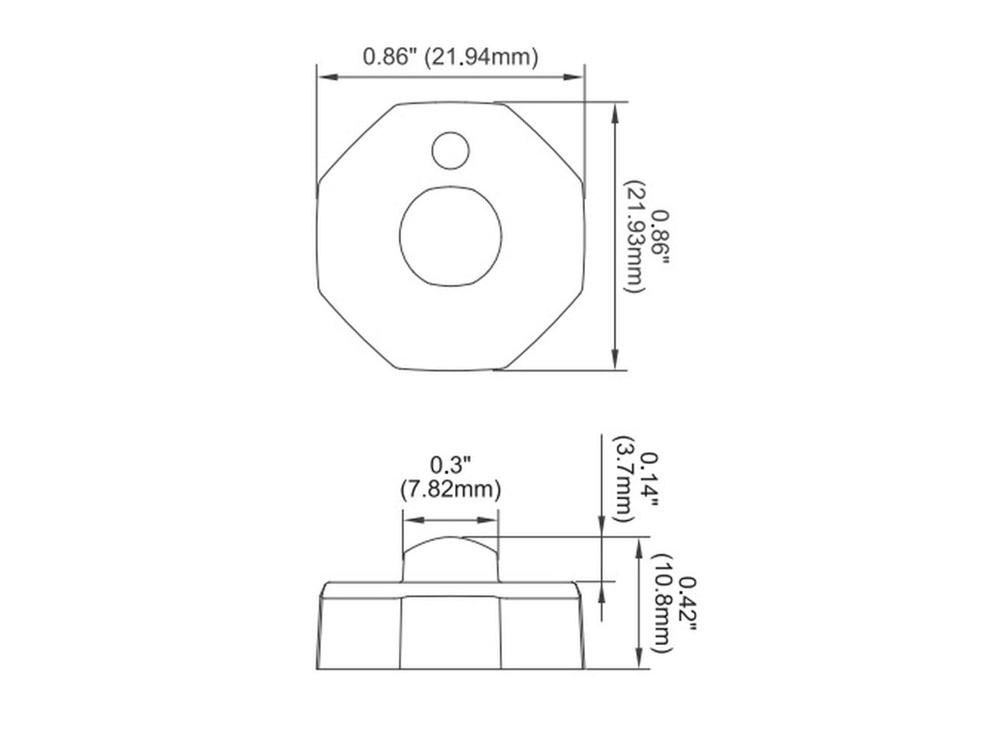 Mikro blitz 2mm - sæt med 2 stk