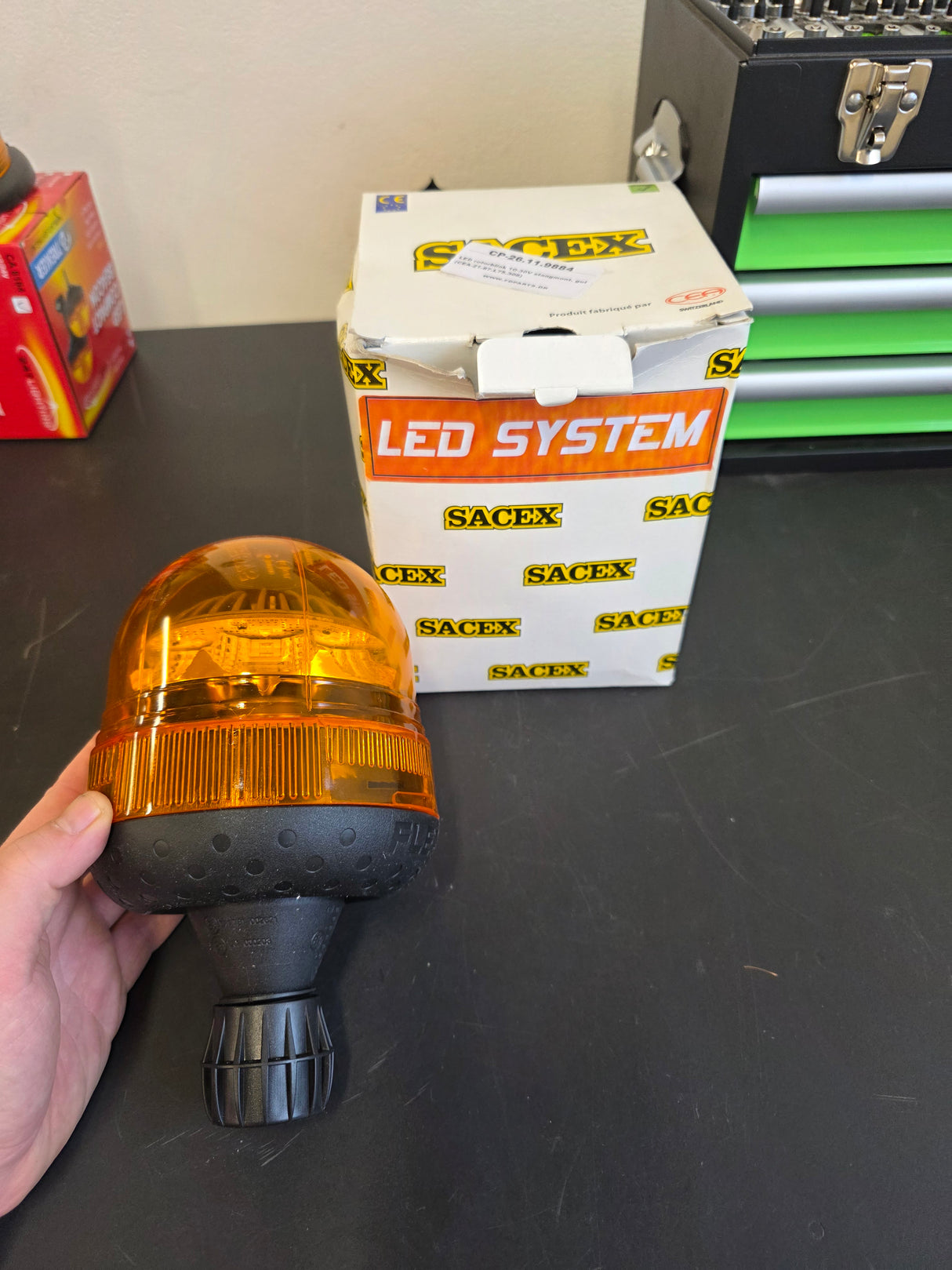 Tagblink til stangmontering