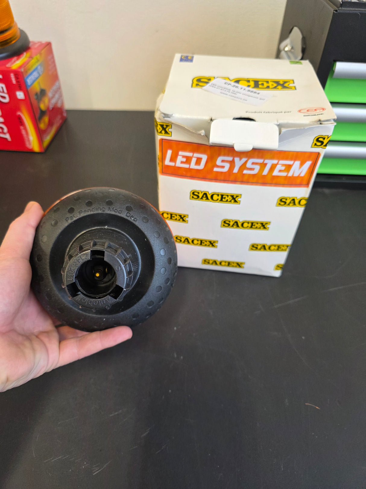 Tagblink til stangmontering