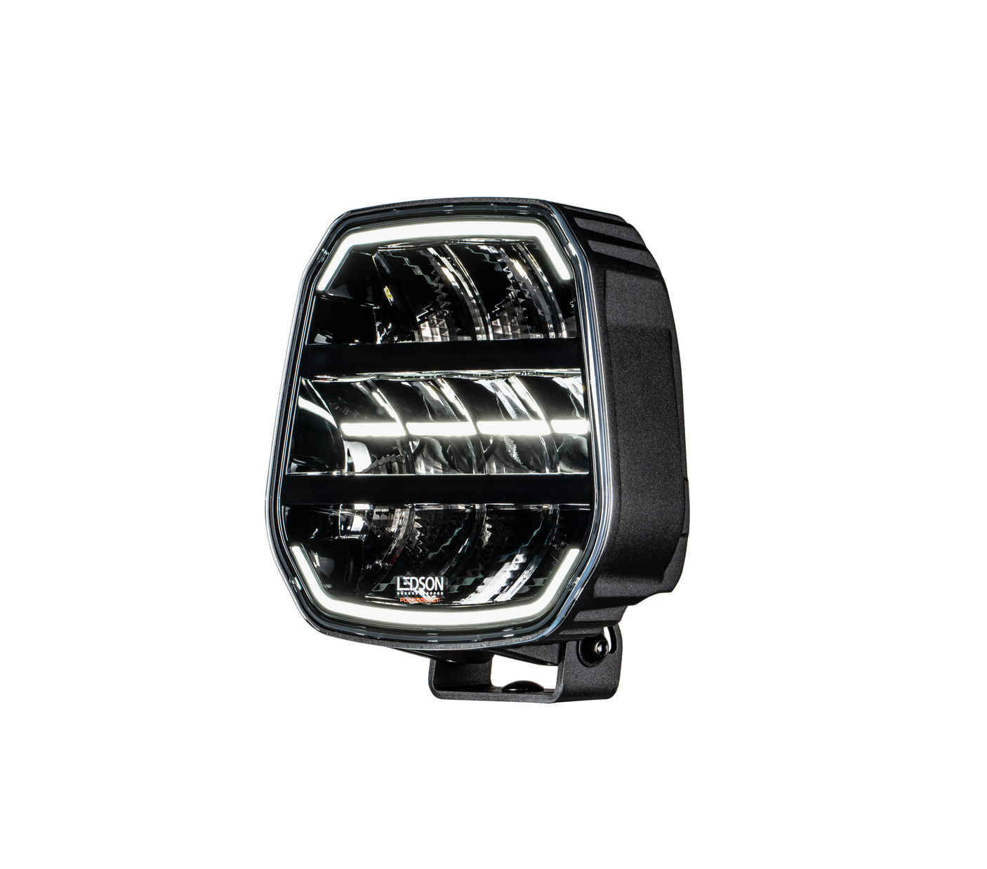 Fjernlys m. markeringlys 9" ( Gul eller Hvid ) - LIGE lysstråle