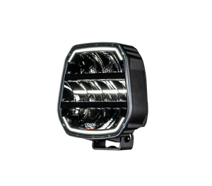 Fjernlys m. markeringlys 9" ( Gul eller Hvid ) - LIGE lysstråle