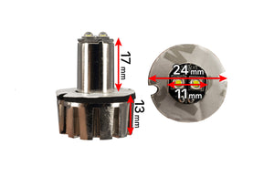 Mikroblitz til hul montering - sæt med 2 stk