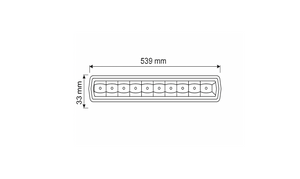 Fjernlys - LIGE led bar 53,9cm