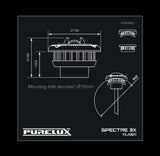 PURELUX Spectre 3X Flash 19 mm