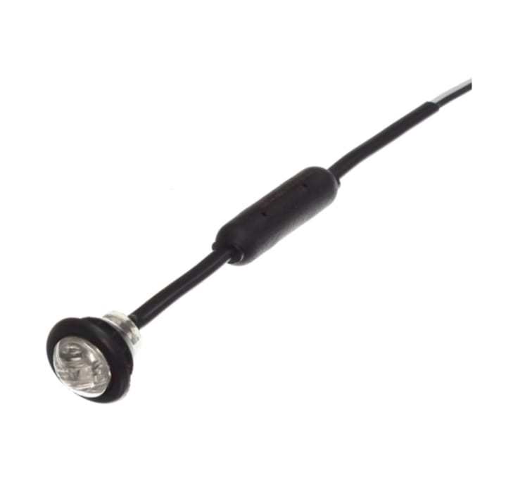 Markeringslys - Rund 20mm til integreret montering