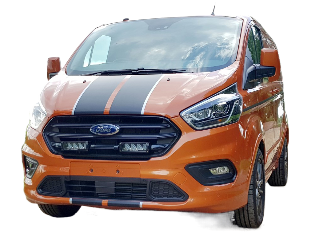 Fjernlys kit til grill - Ford Custom 2018-2022