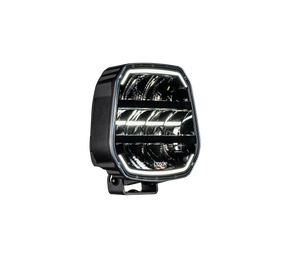 Fjernlys m. markeringlys 9" ( Gul eller Hvid ) - LIGE lysstråle