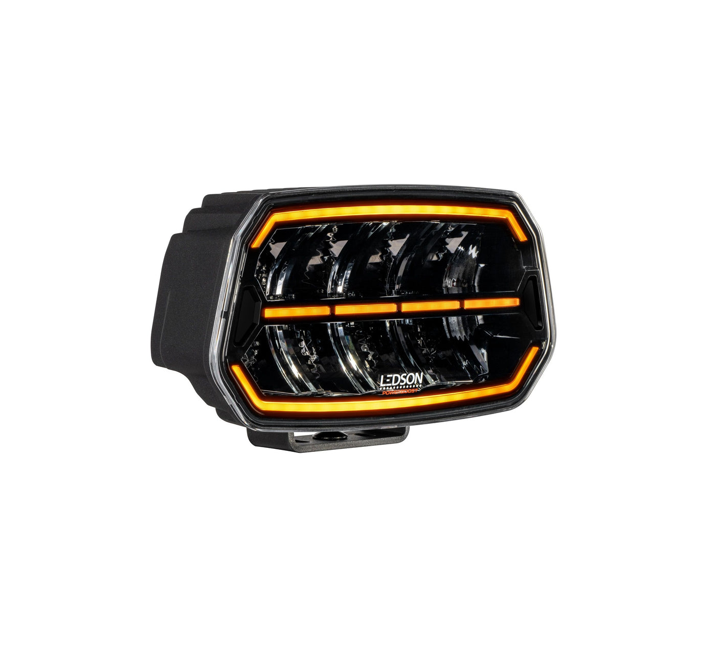 Fjernlys m. markeringlys 10" (Gul eller Hvid)