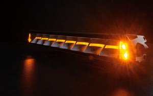 Kombilygte 35,7cm - arbejdslys og baklys m. advarselslys samt markeringslys ( Gul eller Rød )