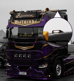 Markeringlys - Slim 12cm til tagmontering