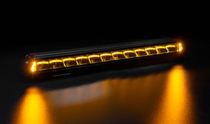 Fjernlys - LIGE LED bar 51cm m. advarselslys og markeringlslys ( GUL eller HVID markeringslys )