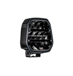 Fjernlys m. advarselsblitz og m. markeringlys 9" ( Gul eller Hvid ) - BRED lysstråle