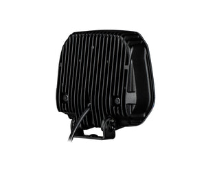 Fjernlys m. advarselsblitz og m. markeringlys 9" ( Gul eller Hvid ) - BRED lysstråle